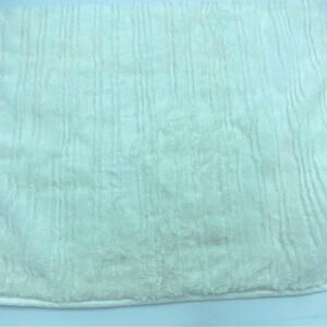 Koolaburra Faux Fur Pillow Sham White With Etched Stripes Luxurious Standard